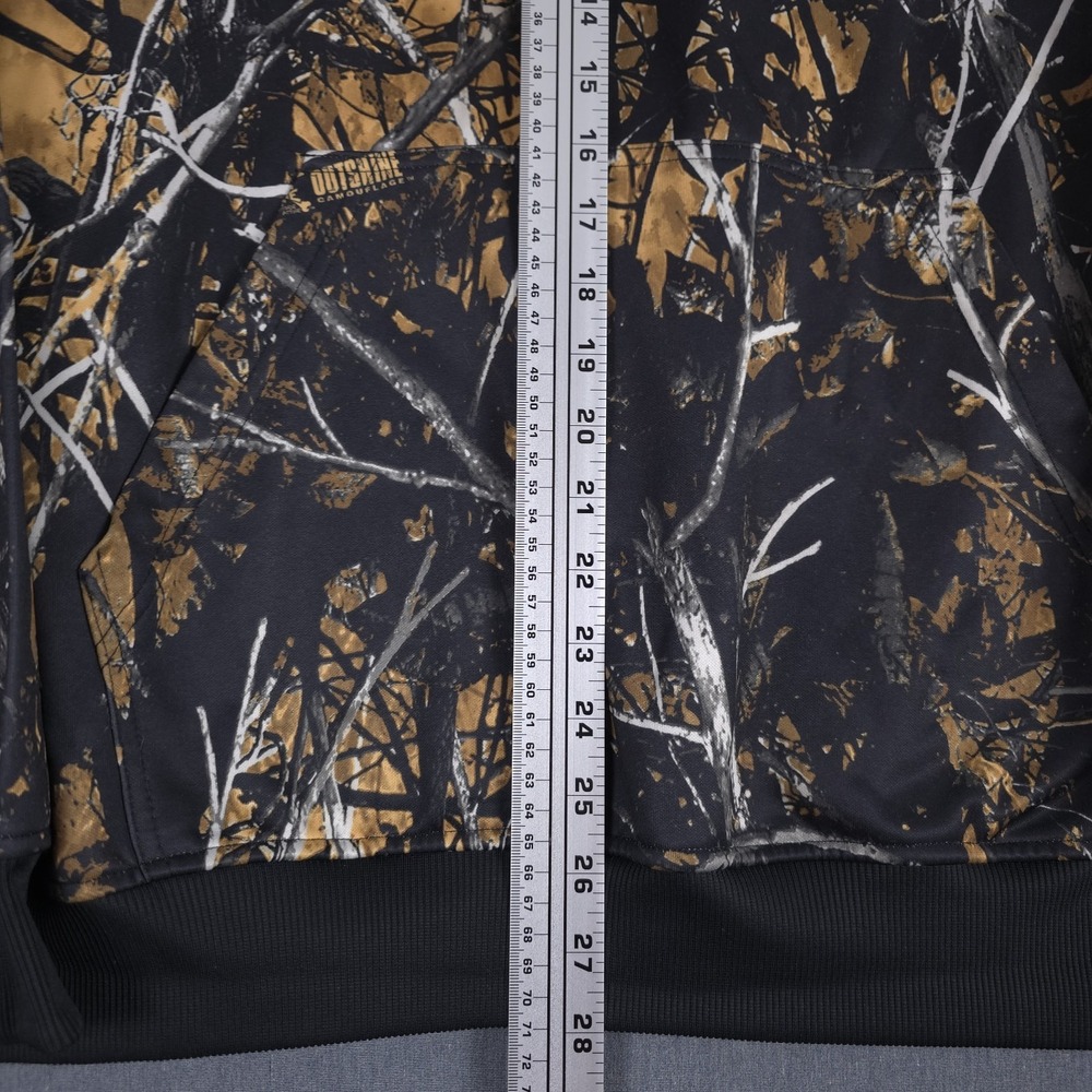 Moon Shine Camo Hoodie Men Large Outshine Camouflage Wicking Pullover Sweatshirt - Picture 3 of 6